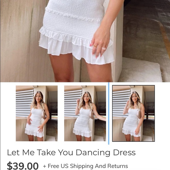 White dress - Picture 4 of 4